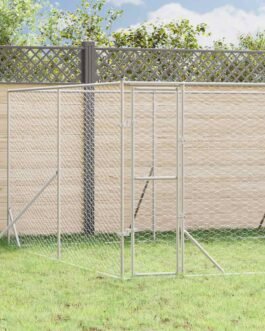 Hundezwinger 8 x 4 x 2 m – verzinkter Stahl, Außenhaltung