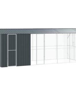 Außenvoliere 645 x 208 x 247 cm – verzinkter Stahl, wetterfest